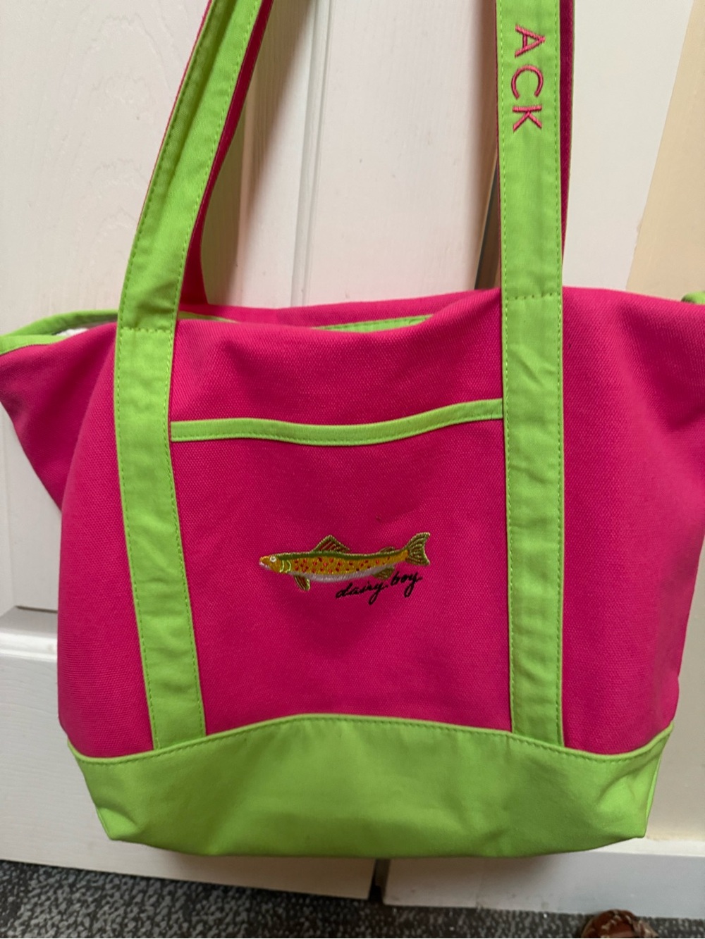 Dairy Bot Everything Tote - Watermelon